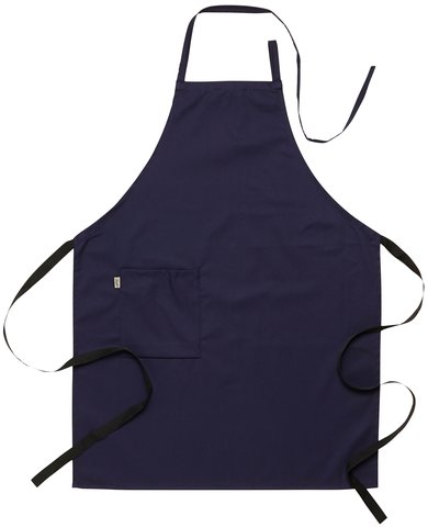 Bröstförkläde, kortare -  Marin