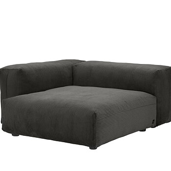 VETSAK CORD VELOUR 1L2S sofa Dark Grey