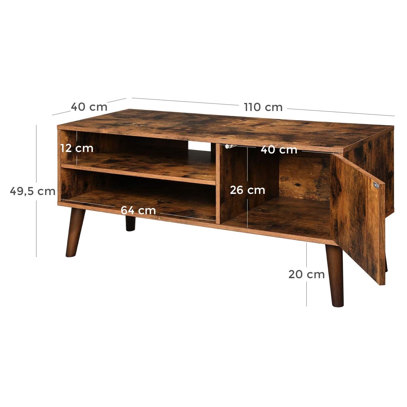 coffee table as a tv stand