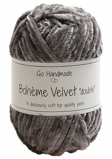 Bohème Velvet "double" Dark Grey