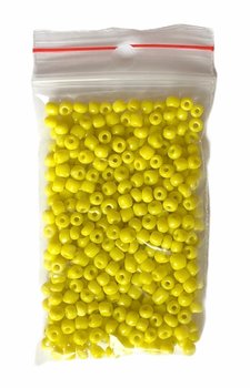 Runda glaspärlor 8/0 Gul 15g