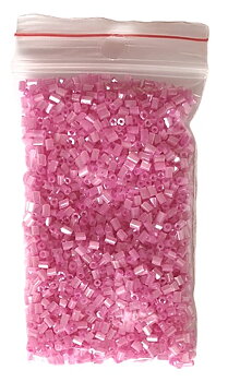 Glaspärlor  Mörkrosa  15g
