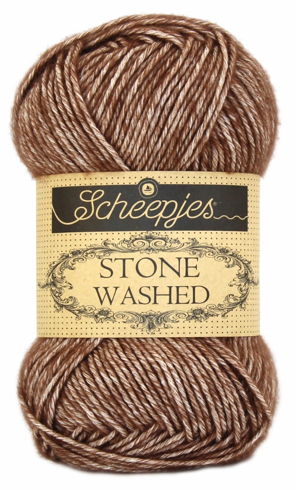 Stone Washed Brown Agate 822