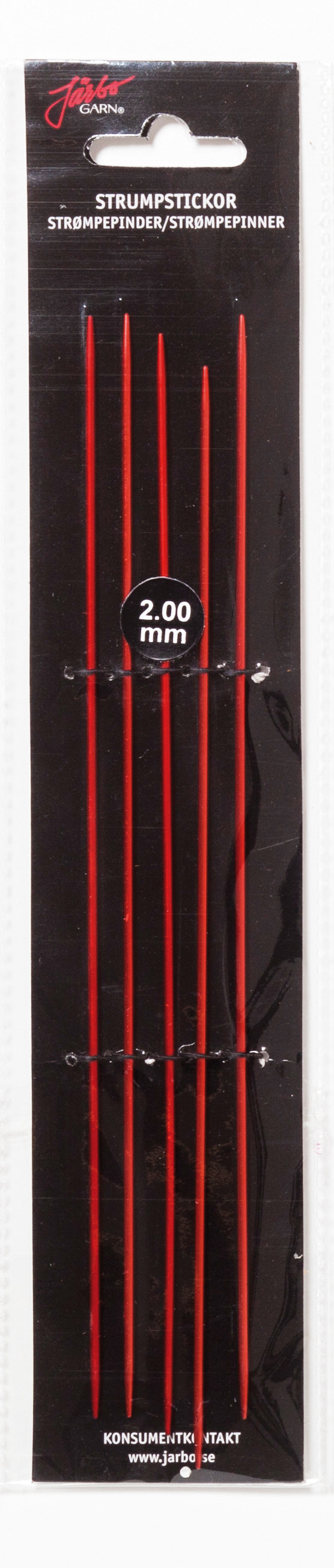 Strumpsticka 20cm/2.00mm 