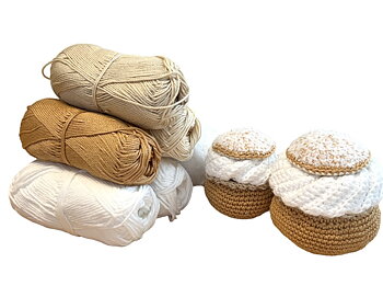 Mönster med garn till Mini Semla & Semla 