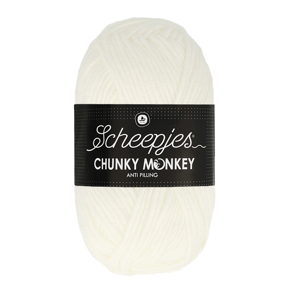 Chunky Monkey  White 1001