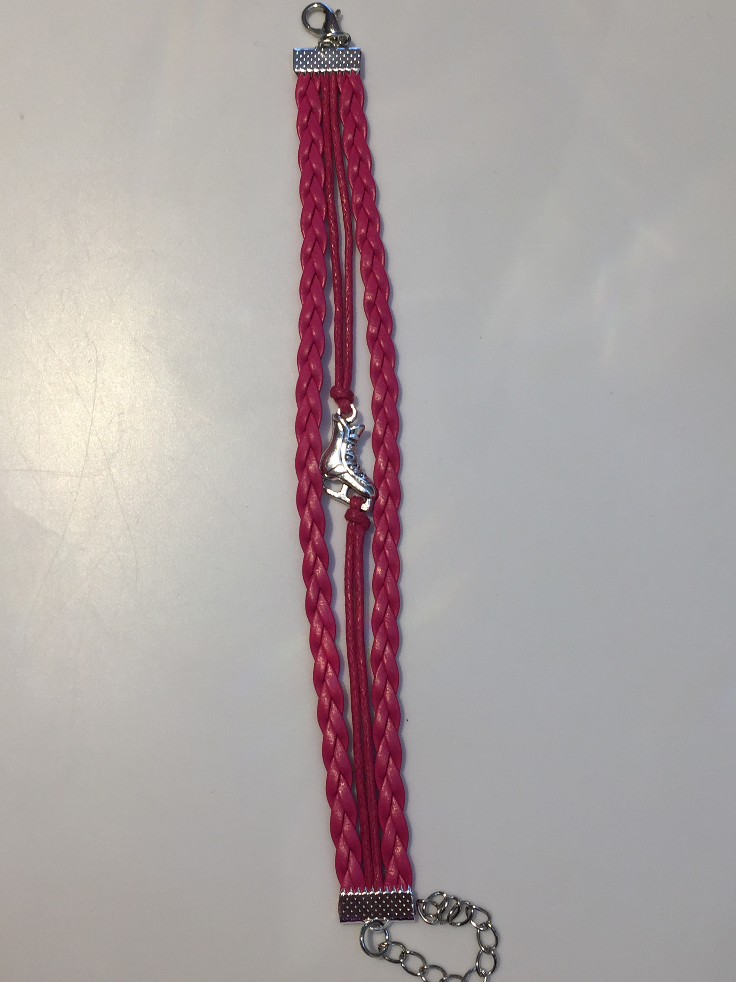 Armband rosa med skridsko