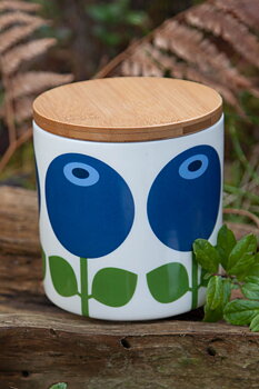 Burk 0,75 L med trälock, Blåbär 