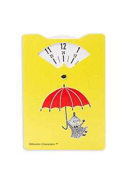 Little My Umbrella yellow Parking disc