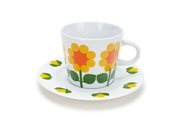 Kaffekopp med fat 25 cl, Hjortron 