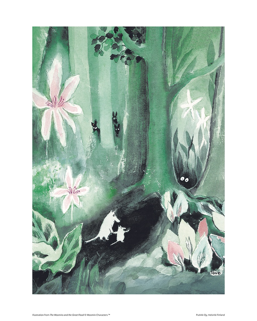 Mumin affisch MOOMIN 80,  24x30 cm - Mumin poster