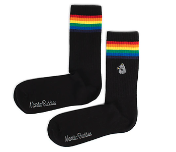 Mårran retro strumpor tennisstrumpor PRIDE socks, 40-45
