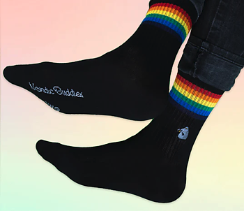 Mårran retro strumpor tennisstrumpor PRIDE socks, 40-45