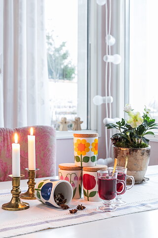 Burk 0,2 L med korklock, Krusbär