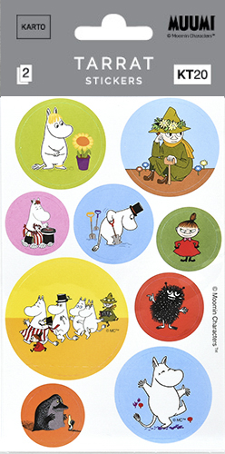 Moomin stickers colorful - For package decoration etc.