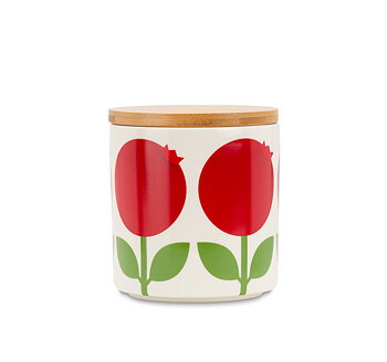 Burk 0,75 L med trälock, Lingon