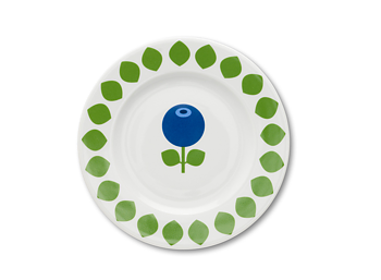 Plate Blueberry, 19 cm 