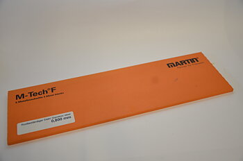 Rostfri folie 0,800 mm 5 ark á 150 x 500 mm
