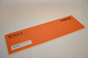 Rostfri folie 0,075 mm 5 ark á 150 x 500 mm