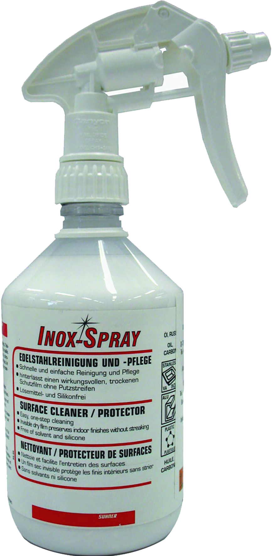 INOX-Spray För rostfritt