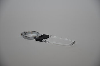 Glas till refraktometer, transp.svart, dubbelledat