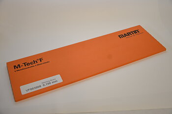 Mässingsfolie 0,150 mm 5 ark á 150 x 500 mm