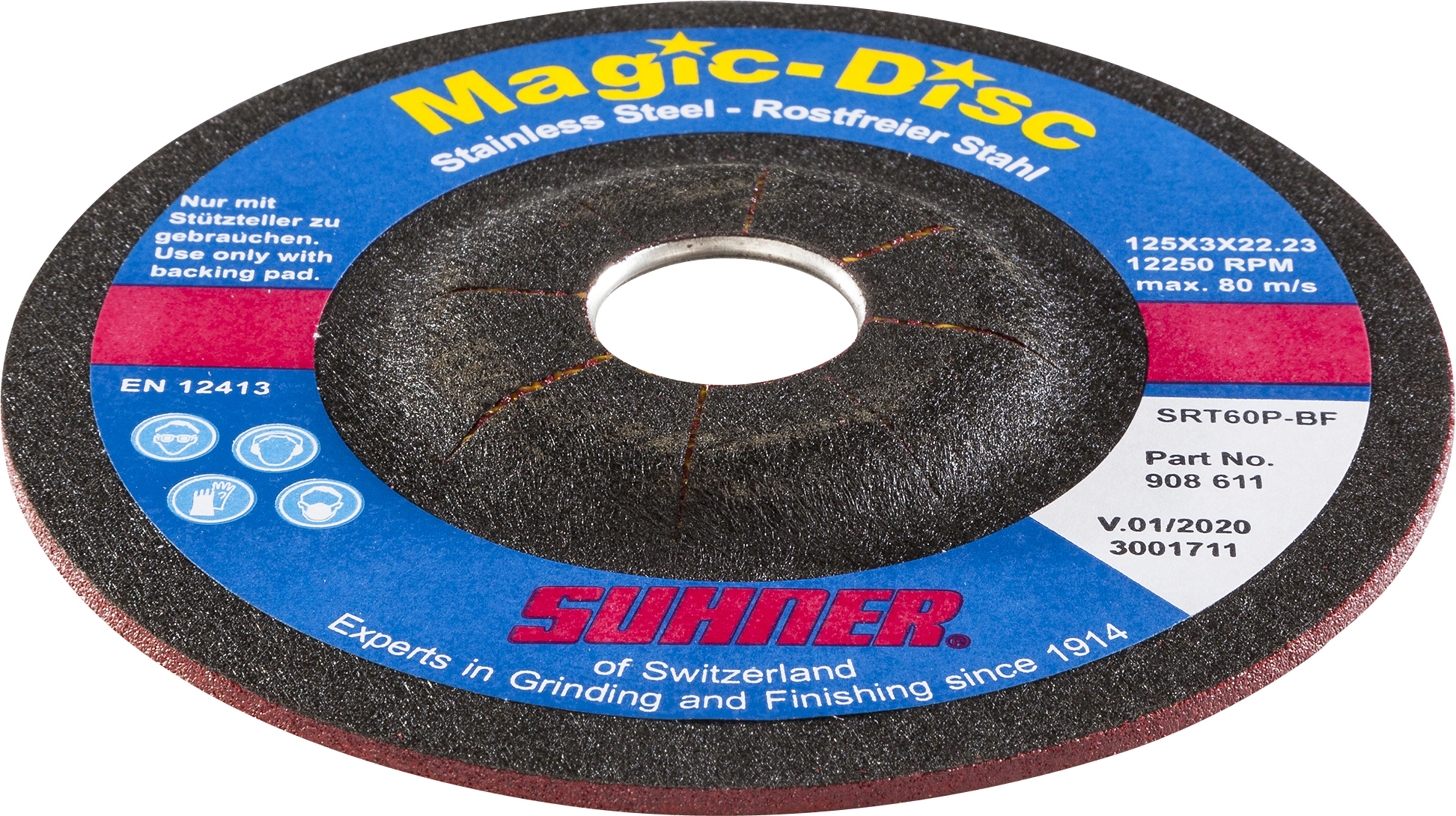 Slipskiva Magic Disc 125x3.0 K36