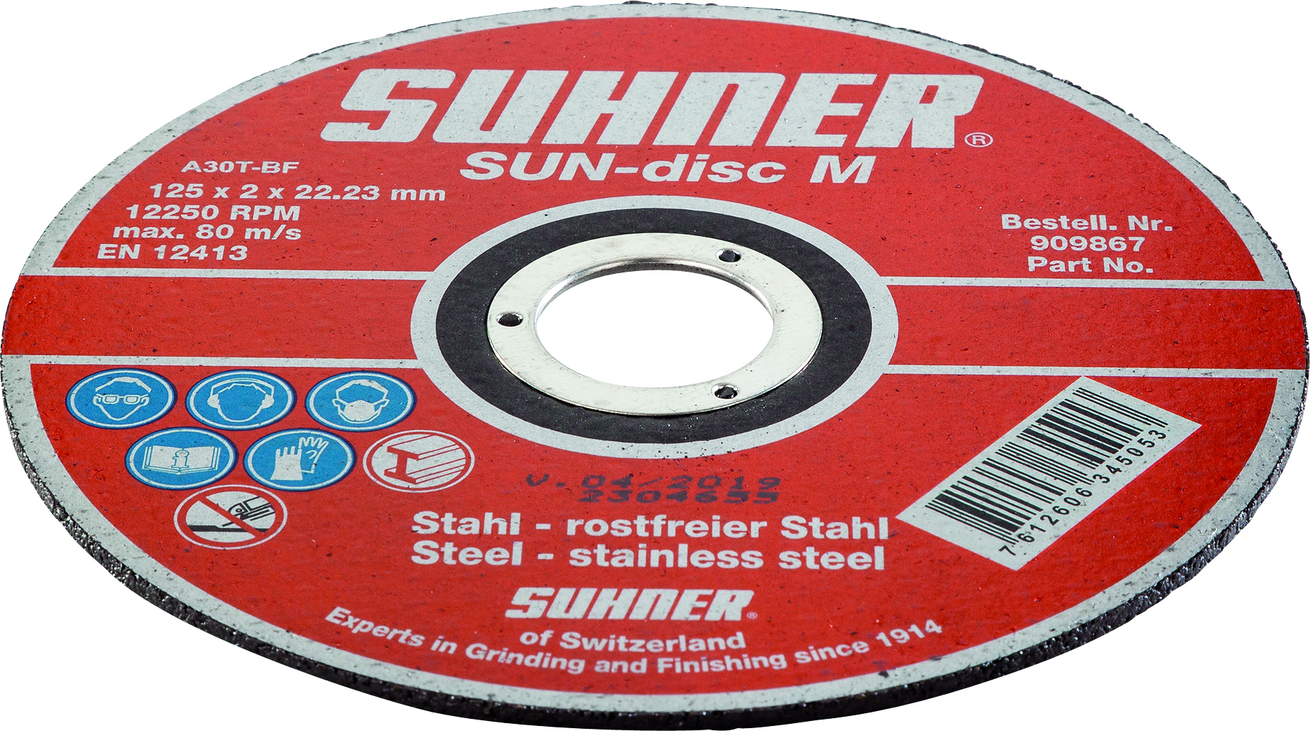 Kapskiva SUN-Disc M 115x2.0