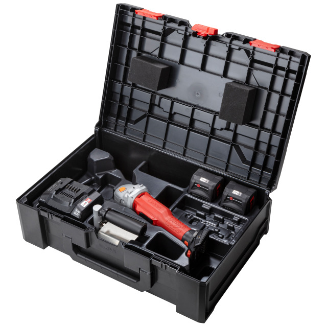 APG 5-R Batteripolermask. 2 batteri, laddare 99Wh