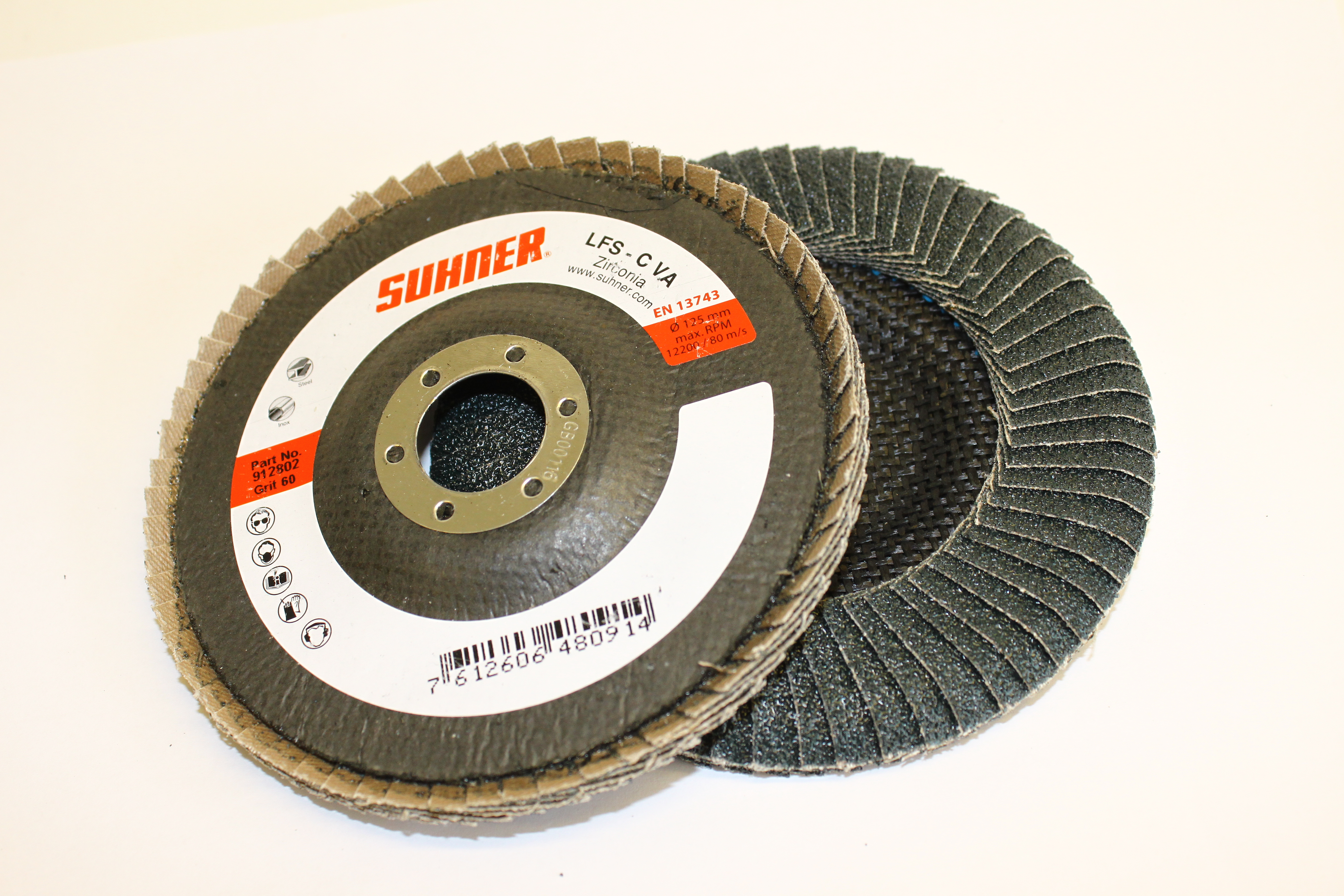 Lamellrondell radie LFS-C 125 VA korn60