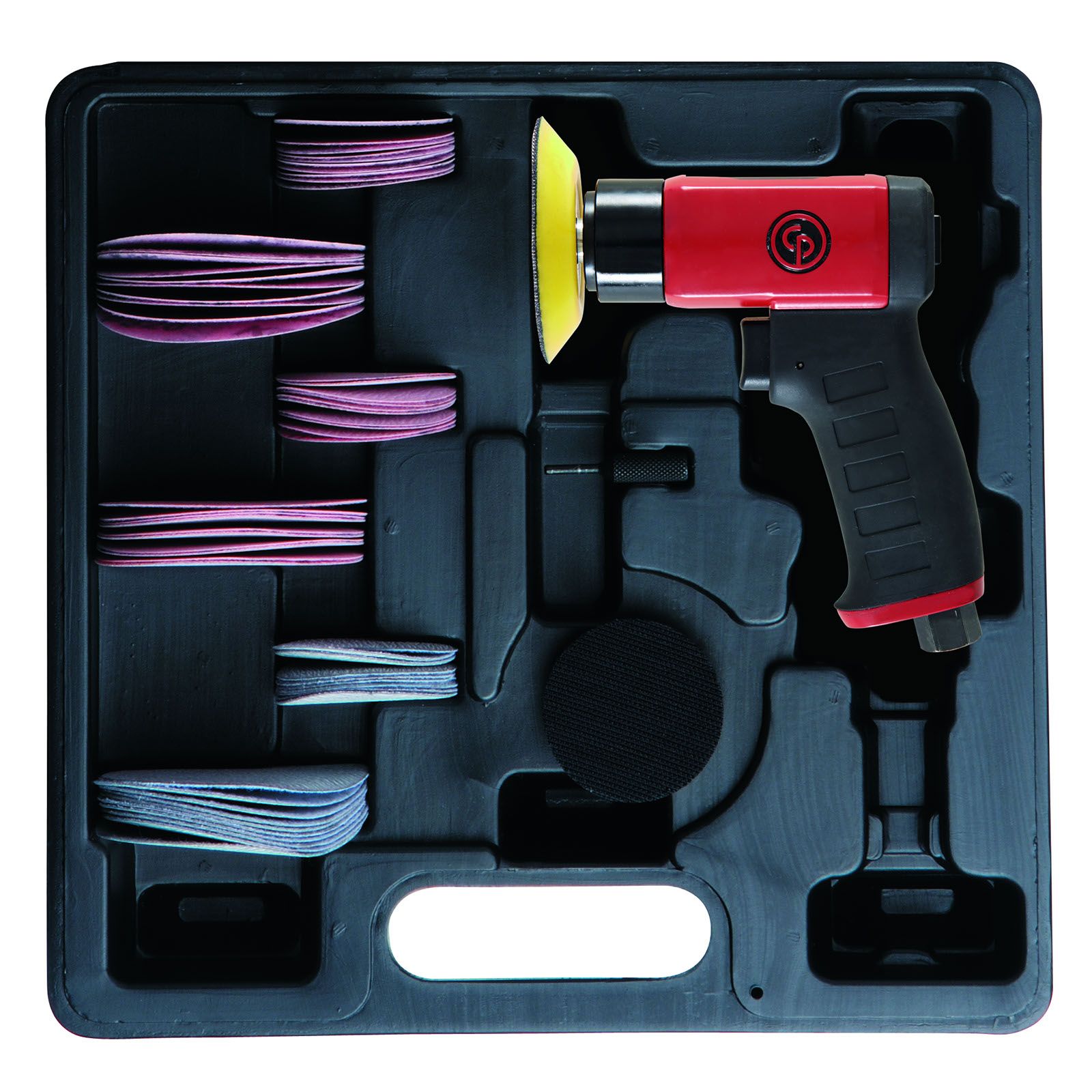 Oscil. slipm, CP7200S kit 50 & 75 mm med slippapper