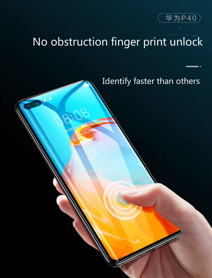  Huawei P40 Skärmskydd Ultraklart Härdat glas  - 5