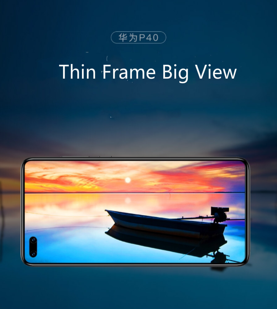  Huawei P40 Skärmskydd Ultraklart Härdat glas  - 3