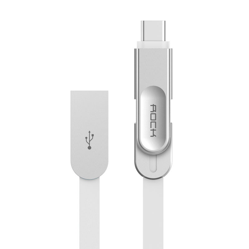 Cobbelstone 2- i -1 Laddning och Synk flatkabel  för Android-enheter, iPhone 5 / 5s, iPhone 6 / 6s, iPhone 6 Plus / 6s Plus