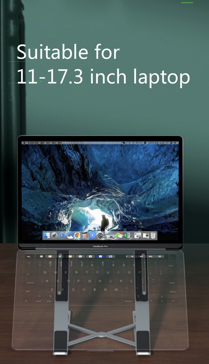 Laptop Stativ fällbart justerbart 6 nivåer - 4