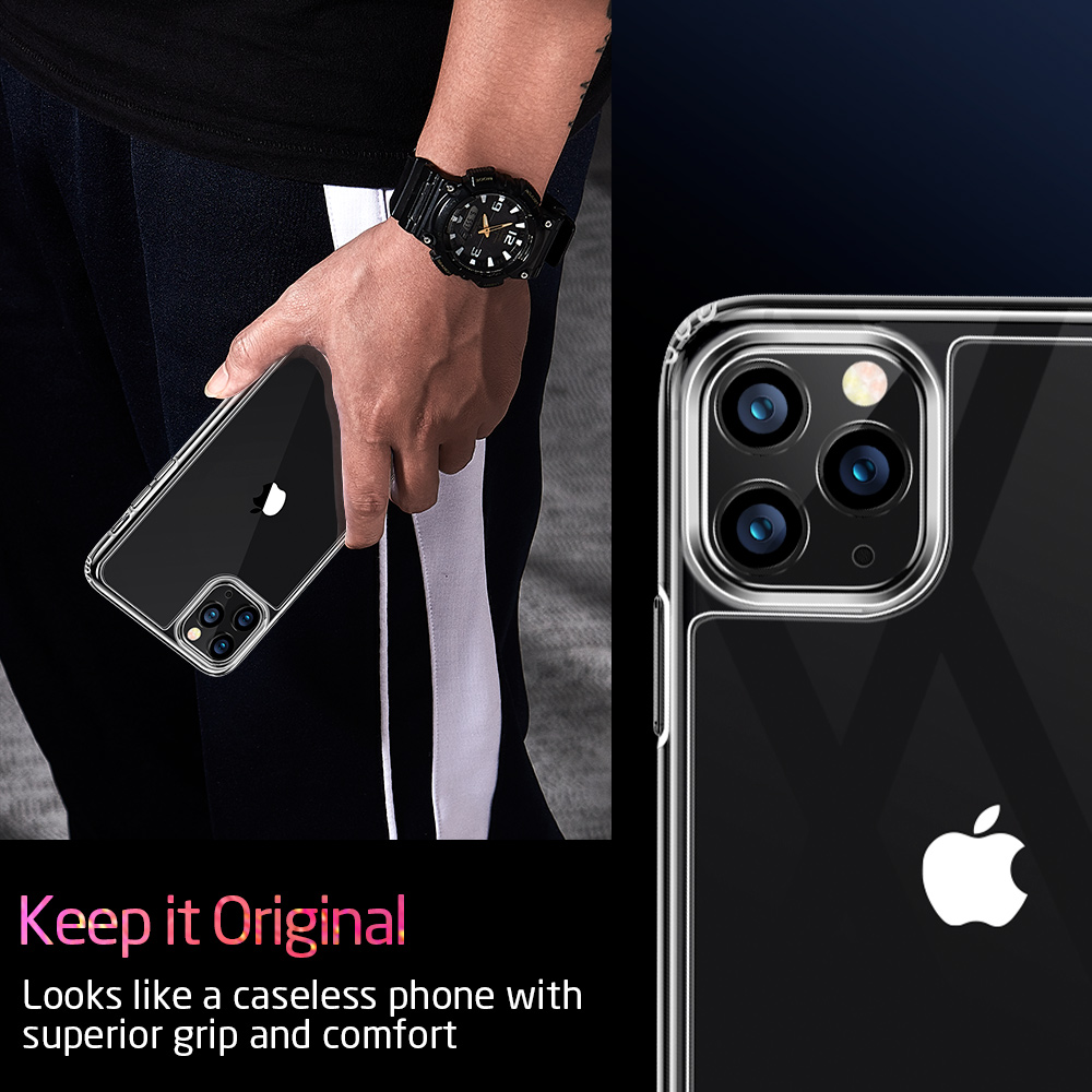 iPhone 11 Pro Tempered-Glass Case Skyddsskal Color: Clear - 3