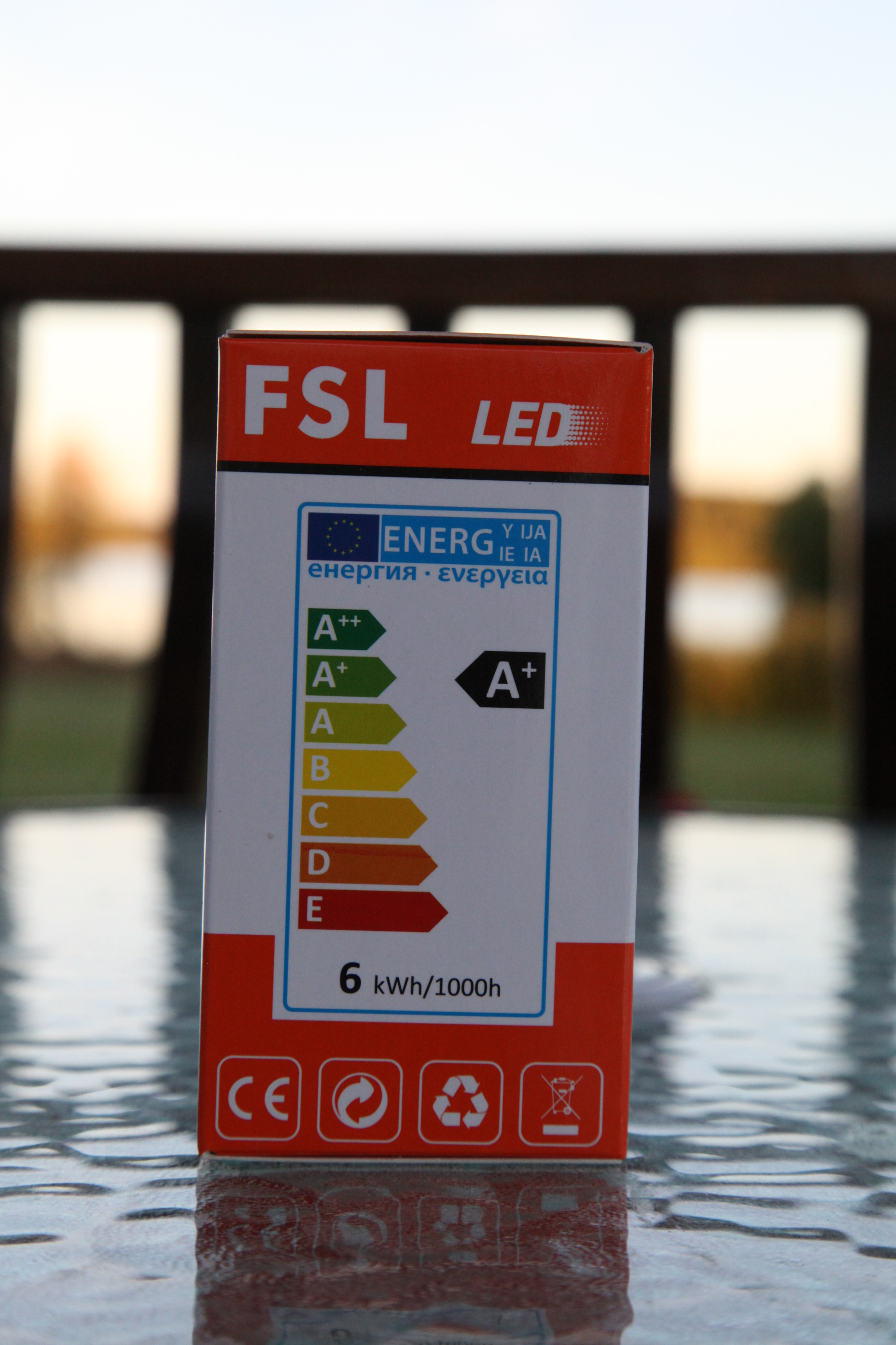  6W (40W) E27 3000K  FSL LED  Normallampa470 Lumen  25000Hrs Lampor Glob  - 4