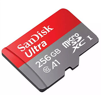 SanDisk  Ultra A1  microSDXC UHS-I   class 10   100 MB/s  256G