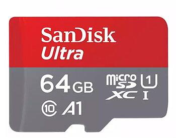 SanDisk  Ultra A1  microSDXC UHS-I   class 10   100 MB/s  64G