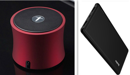 Paket en metall Högtalare Bluetooth X5 och en 10000mAh powerbank  - 2