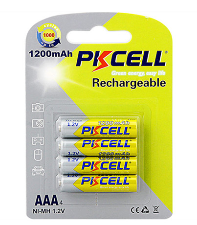 Laddningsbart batteri AAA NI-MH1.2V 1200mAh  Rechargeable battery   4-pack
