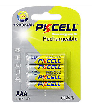 Laddningsbart batteri AAA NI-MH1.2V 1200mAh  Rechargeable battery   4-pack