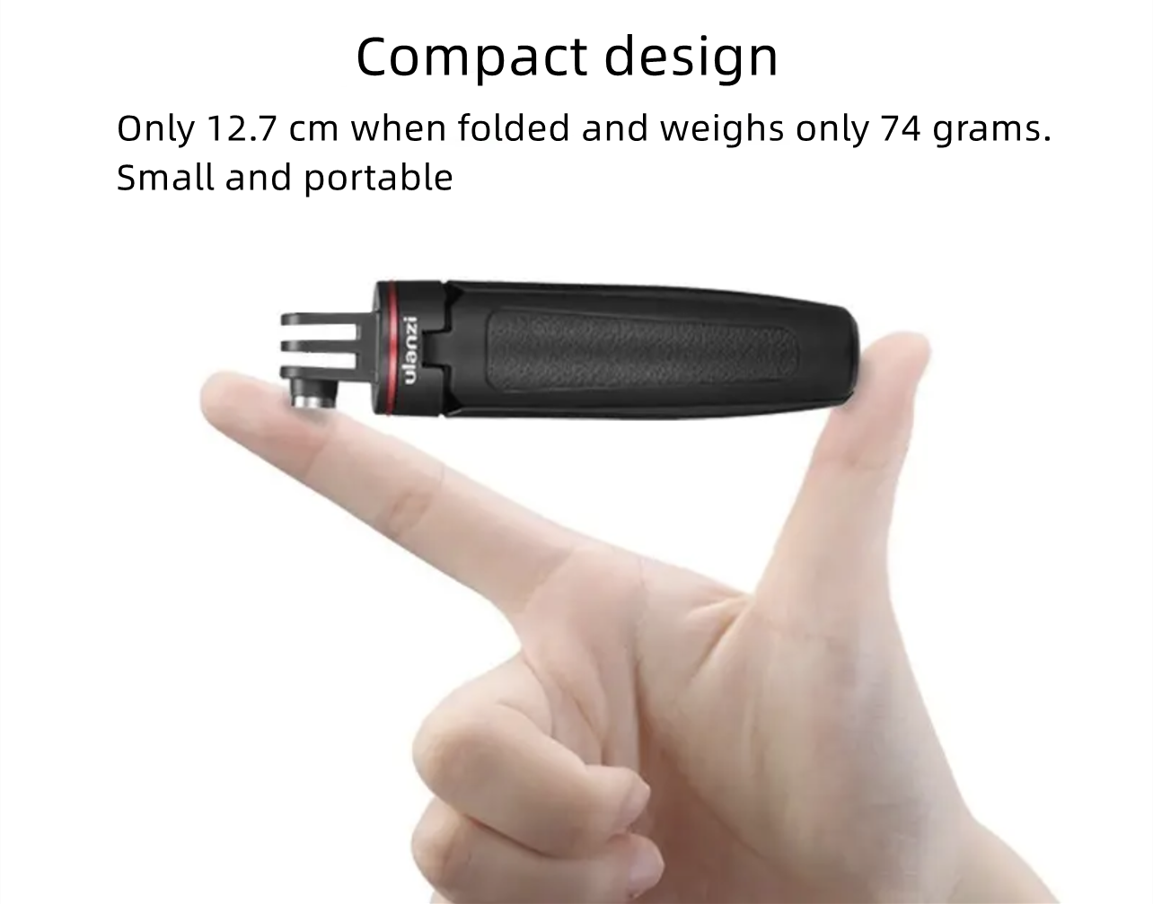 Ulanzi Mini Actionkamera tillbehör handhållen selfie and stativ - 6