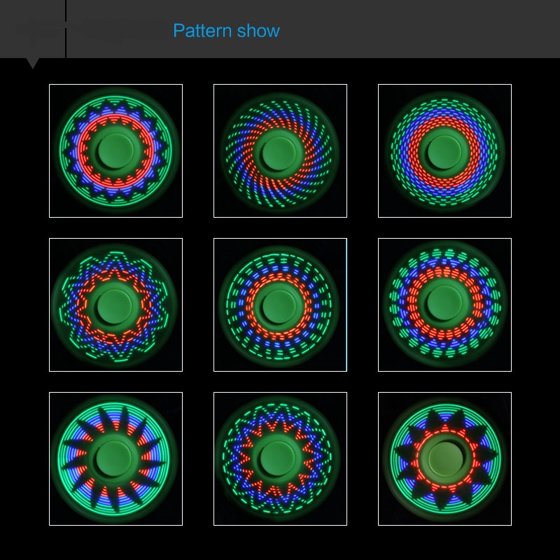 Färggrann mönster Spinner - 2