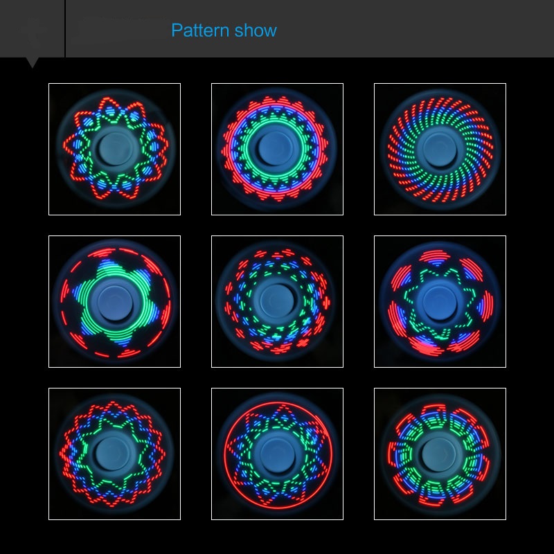 Färggrann mönster Spinner - 4