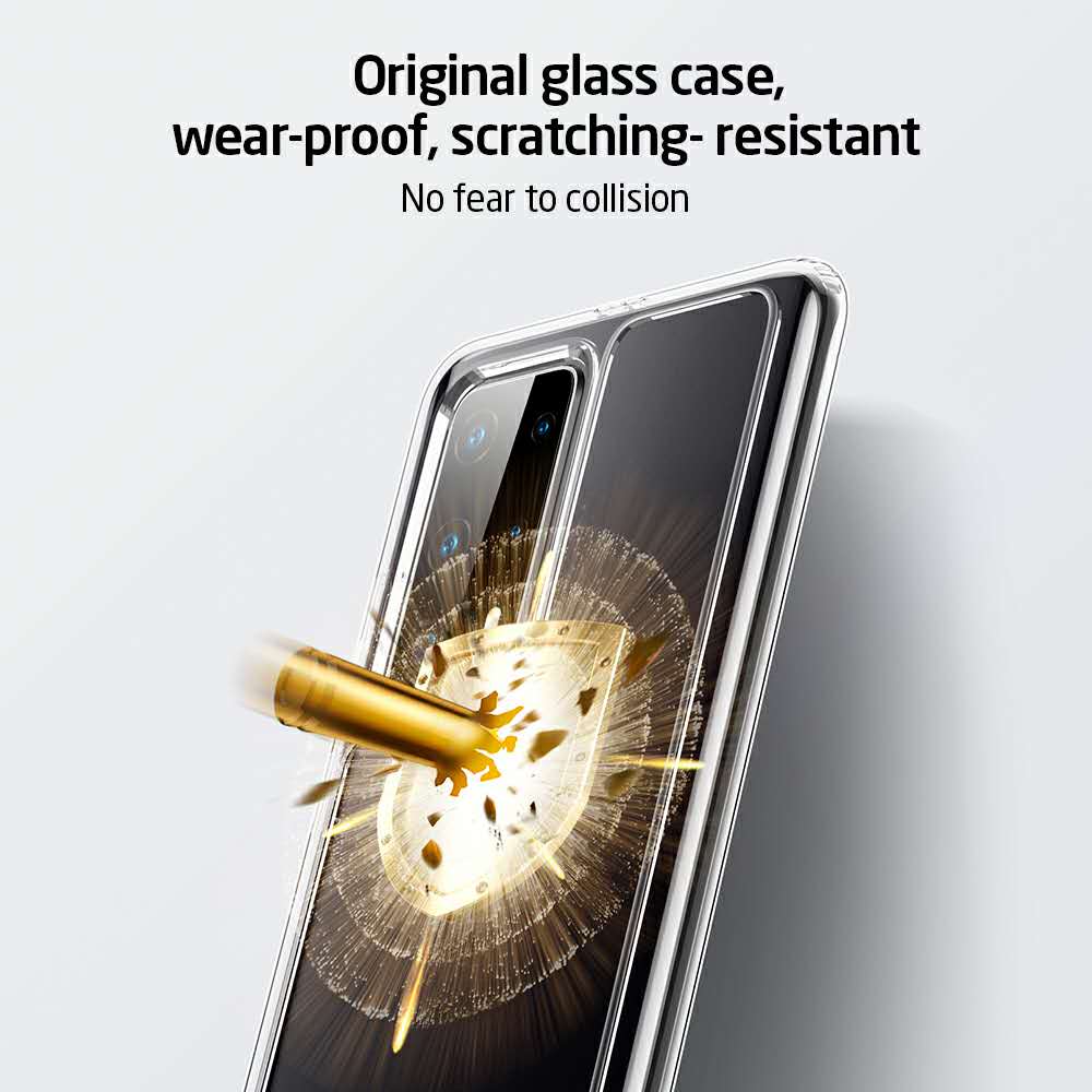 Tempered-Glass phone cover Skyddsskal for Huawei P40 9H  - 2