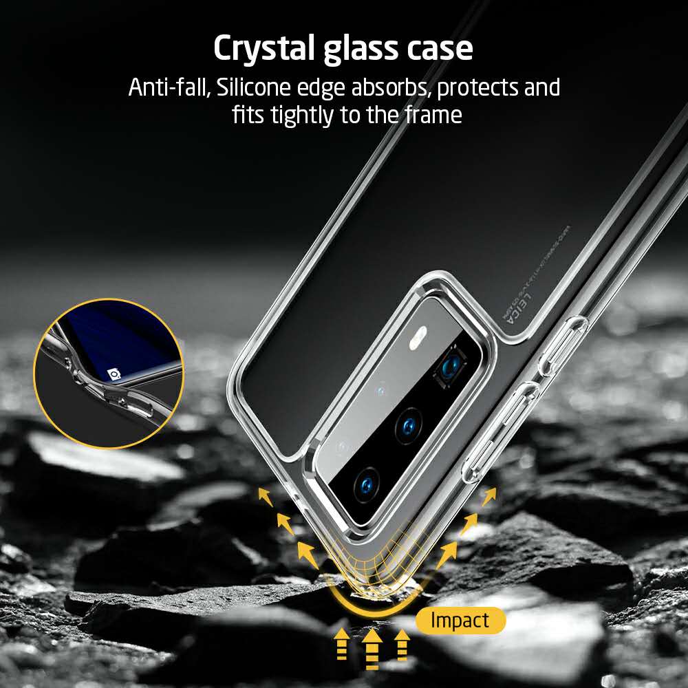 Tempered-Glass cover Skyddsskal for Huawei P40 Pro 9H  - 3