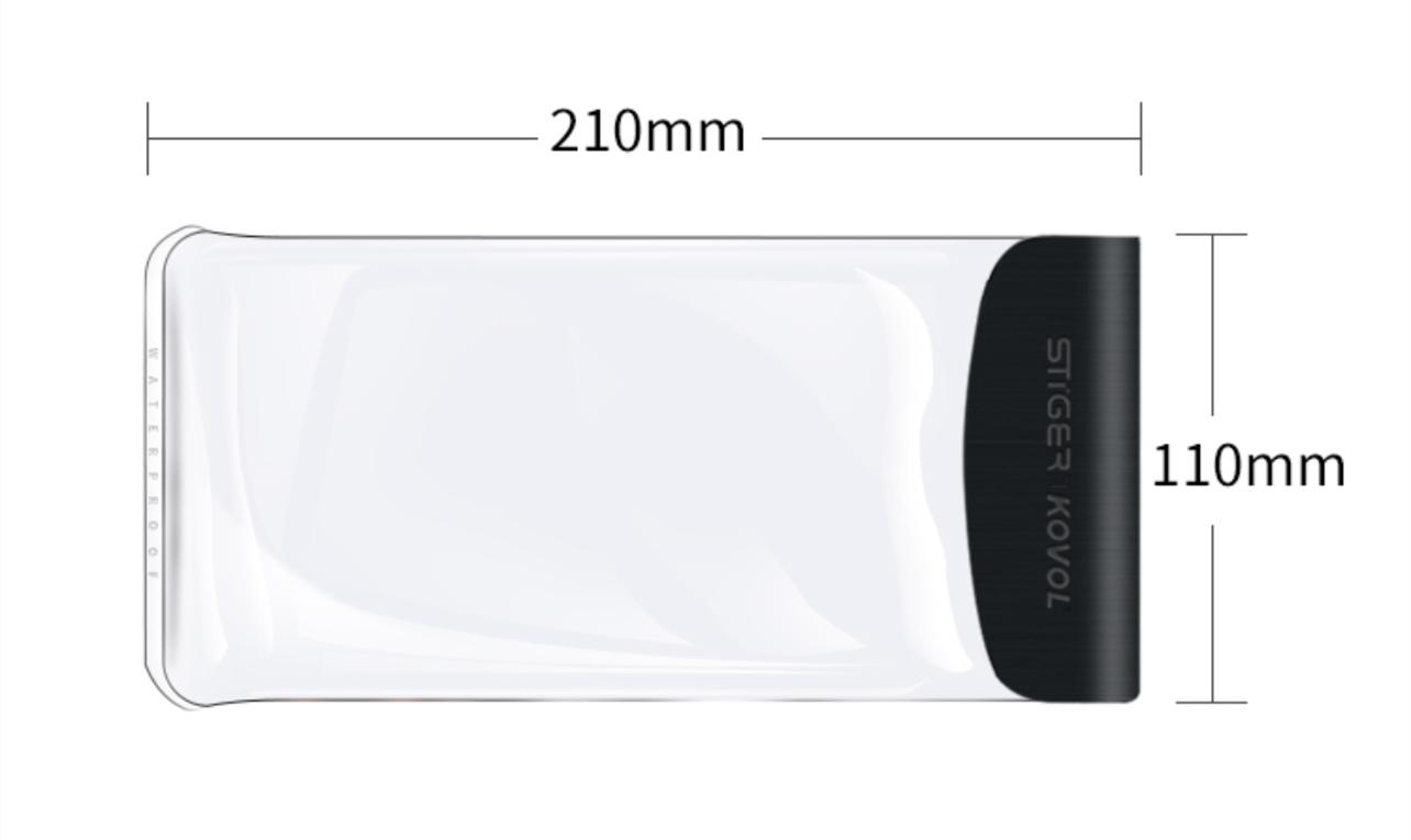 IPX8 Waterproof Mobile Phone Bag vattentät mobiltelefonväska - 8