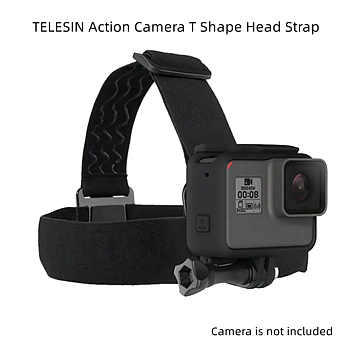 TELESIN Action Camera Head Strap huvudband for GoPro , DJI  insta 360  