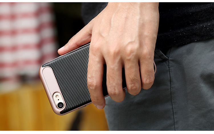  iPhone 7 Skyddsskal vision serie färg Svart - 6